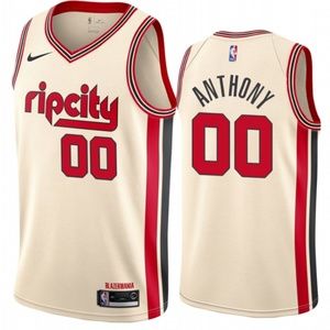 Carmelo Anthony Portland Rip City Jersey Cream